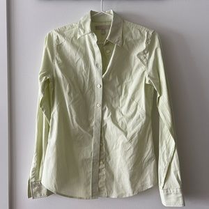 Banana republic light yellow shirt